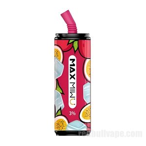 Max Miwu Coke Tin # Maracujá Gelo 3% Cigarros Eletrônicos Descartáveis 12ml 600mah