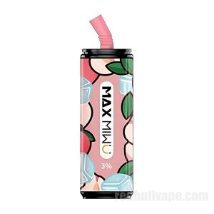 Max Miwu Coke Tin Cigarros Eletrônicos Descartáveis # Picolé De Pêssego 3% 600mah 12ml