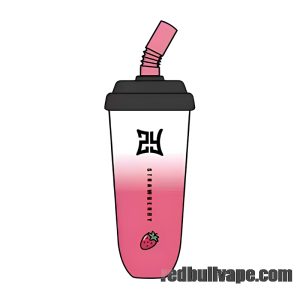 Zhuiyun Mini Cup 3.5% Cigarros Eletrônicos Descartáveis # Morango 650 Mah