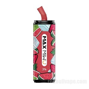 Max Miwu Coke Tin Cigarros Eletrônicos Descartáveis 3% #melancia Gelo 12ml 600mah