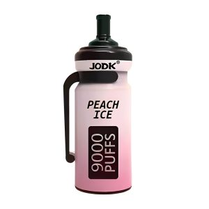 Garrafa JODK Descartável Vape 9000 Puffs # Gelo Pêssego