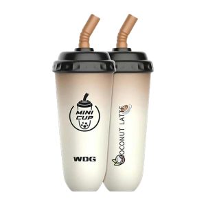 WDG Mini Cup Descartável Vape 5000 Puffs # Coconut Latte