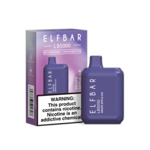 ELF BAR LB5000 Disposable 5.000 Sopros Grape Apple Ice 650mAh