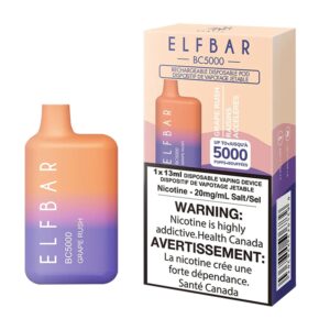 ELF BAR BC5000 Disposable 5.000 Sopros Grape Rush