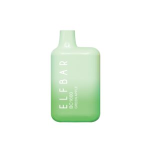 ELF BAR BC1600 Disposable Green Apple 1600 Sopros 5ml