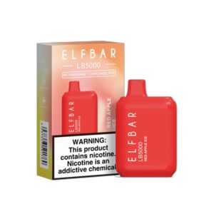 ELF BAR LB5000 Disposable 5.000 Sopros Red Apple Ice 650mAh