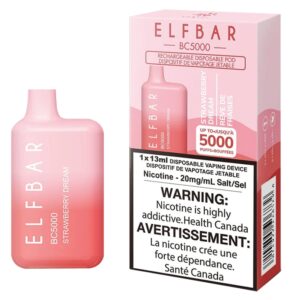 ELF BAR BC5000 Disposable Strawberry Dream 5.000 Sopros