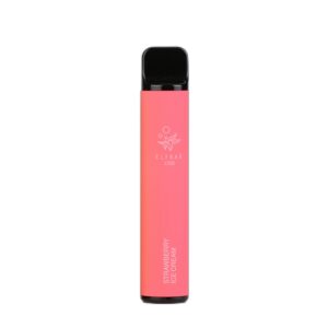ELF BAR 1500 Disposable Strawberry Ice Cream 1500 Sopros 850mAh