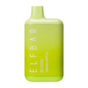 ELF BAR BC5000 Disposable Green Apple 5.000 Sopros 650mAh