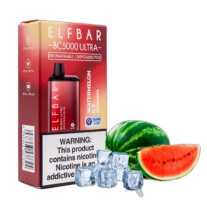 ELF BAR BC5000 Ultra Disposable Watermelon Ice 5.000 Sopros 650mAh